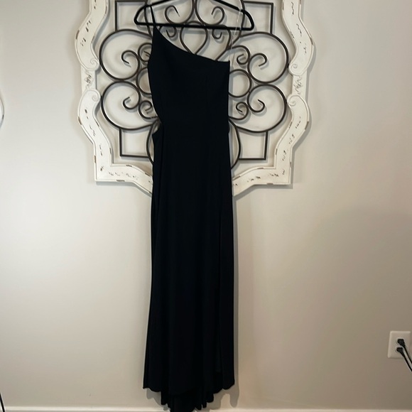 EUC NORDSTROM JUMP APPAREL MIDRIFF CUT OUT  MAXI DRESS BLACK SIZE 9/10 - Picture 1 of 16